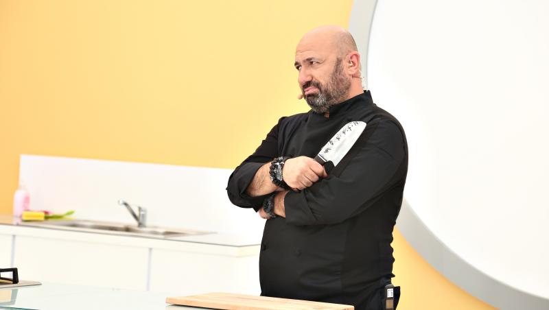 Cătălin Scărlătescu în emisiunea „Chefi la cuțite”
