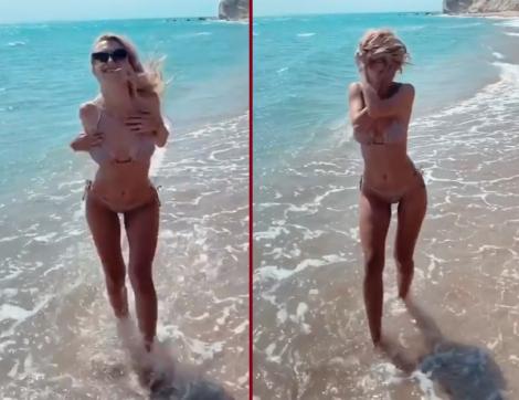 Andreea Bălan, filmare fierbinte pentru fani! Mișcările divei au făcut senzație pe Instagram