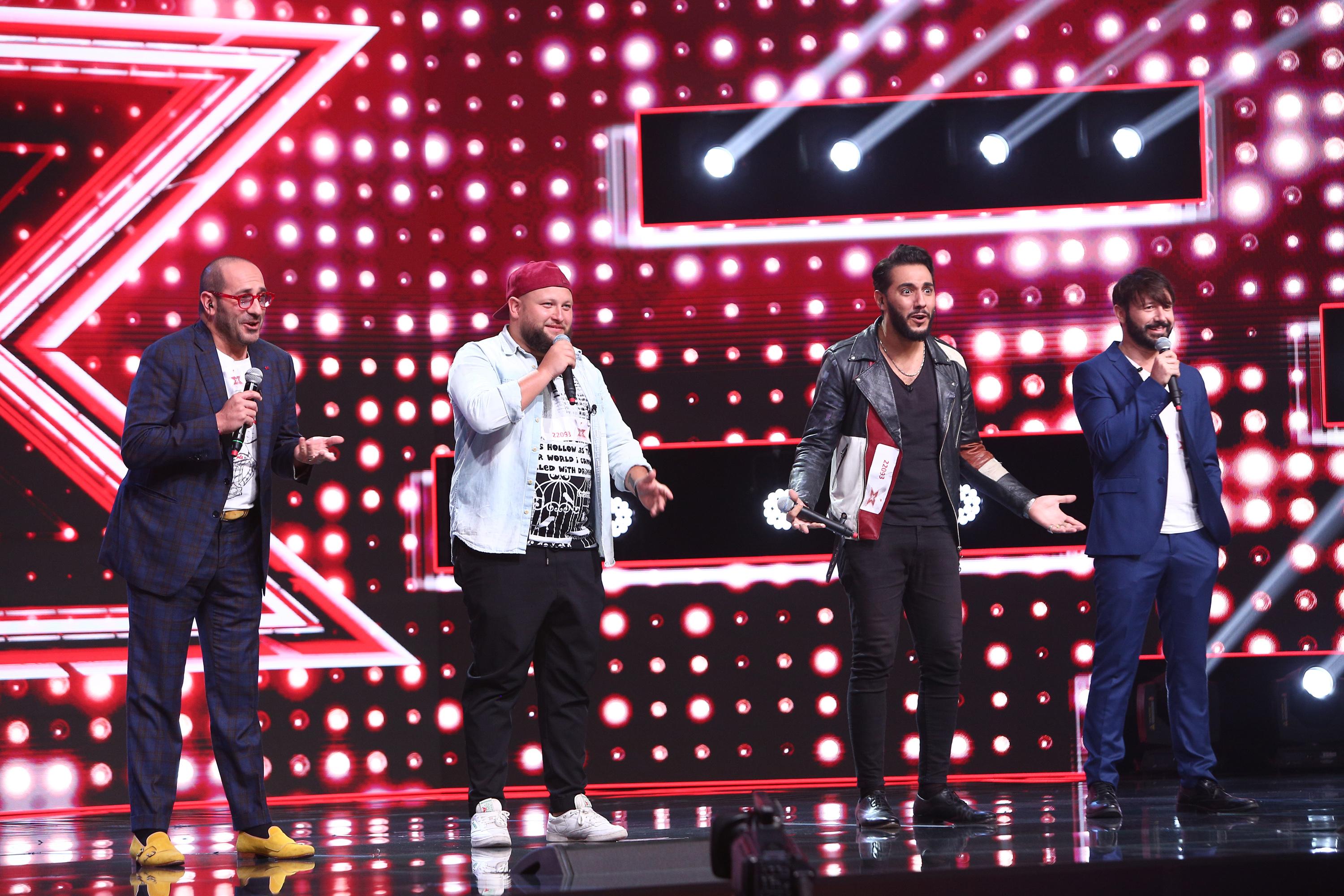 Grupul Super Four, moment incredibil în fața juriului X Factor