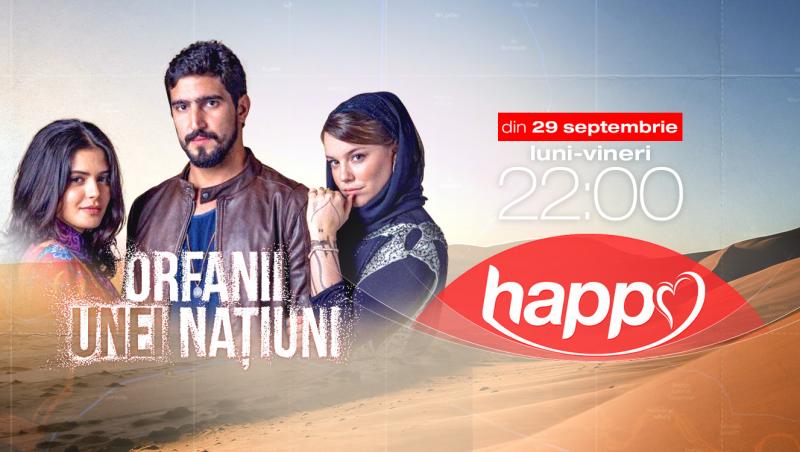 Happy Channel difuzează producţia braziliană Orfanii unei naţiuni, din 29 septembrie de la ora 22:00.