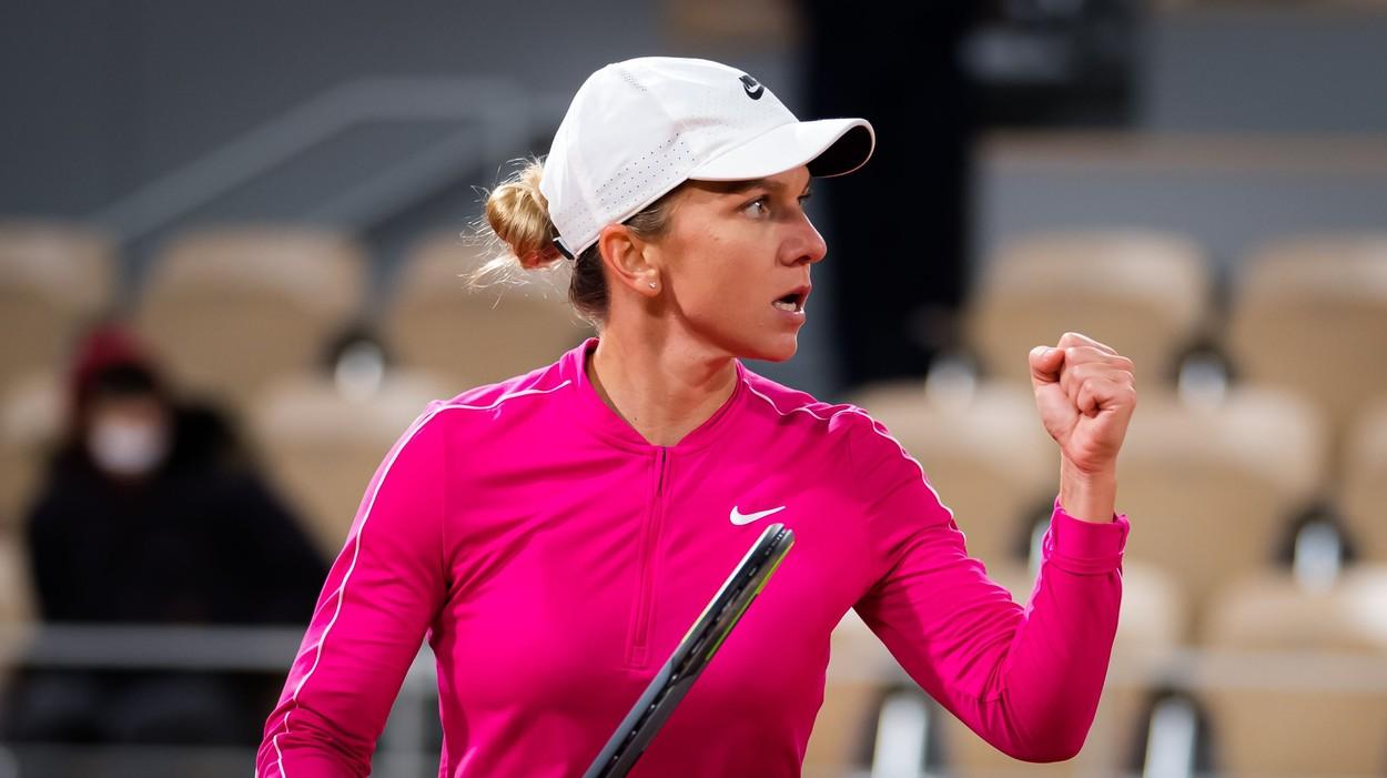 Simona Halep - Sara Sorribes Tormo 6-4 6-0. Halep a câștigat primul meci la Roland Garros 2020 chiar de ziua ei