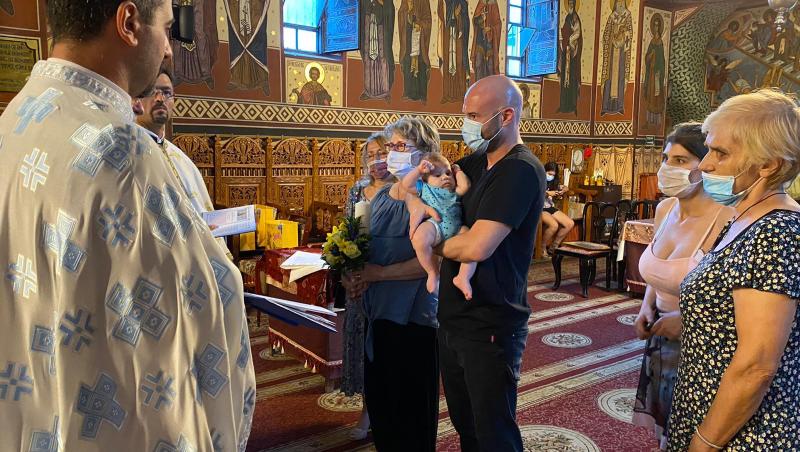 Mihai Bendeac a botezat copilul unui concurent iUmor