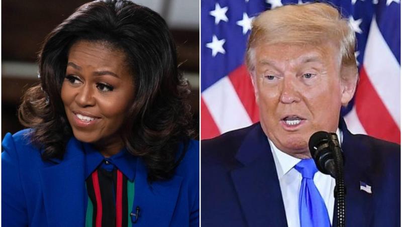 Michelle Obama și Donald Trump, prima poziție în topul realizat de Gallup în 2020