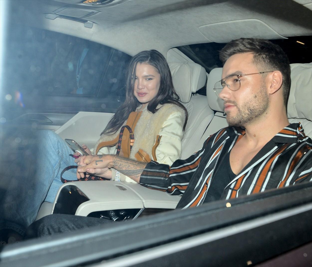 Liam Payne și Maya Henry, fotografiați în mașină de paparazzii după o cină în oraș