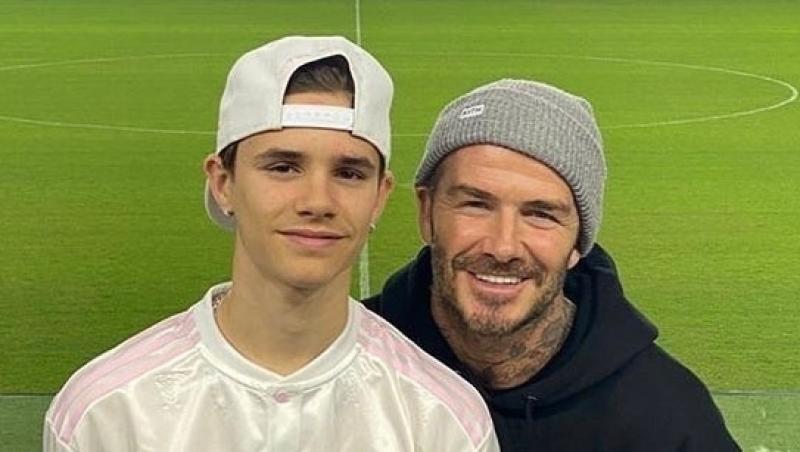 Romeo Beckham este copia fidelă a tatălui său celebru, David Beckham
