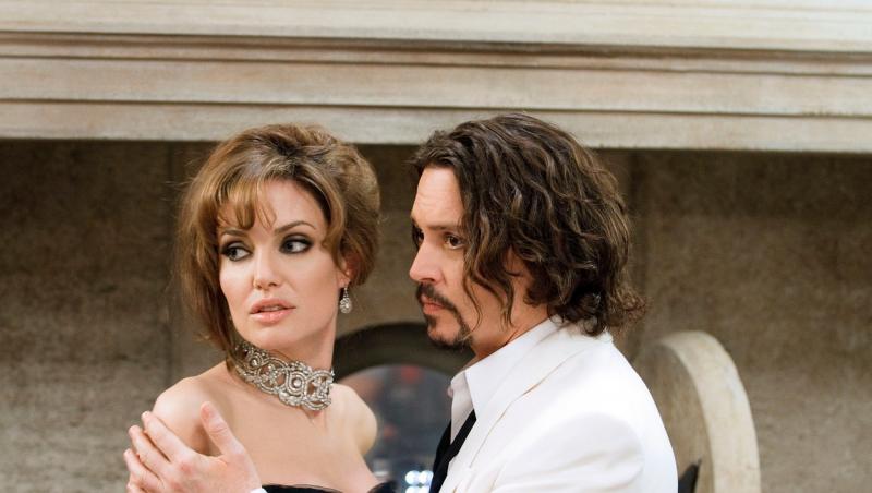 Angelina Jolie si Johnny Depp, captura din filmul the tourist