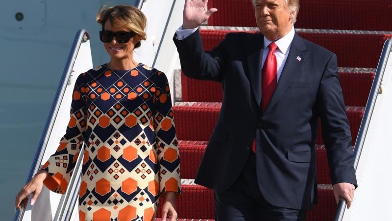 Donald și Melania Trump au ajuns în Florida, după ce au părăsit Casa Albă