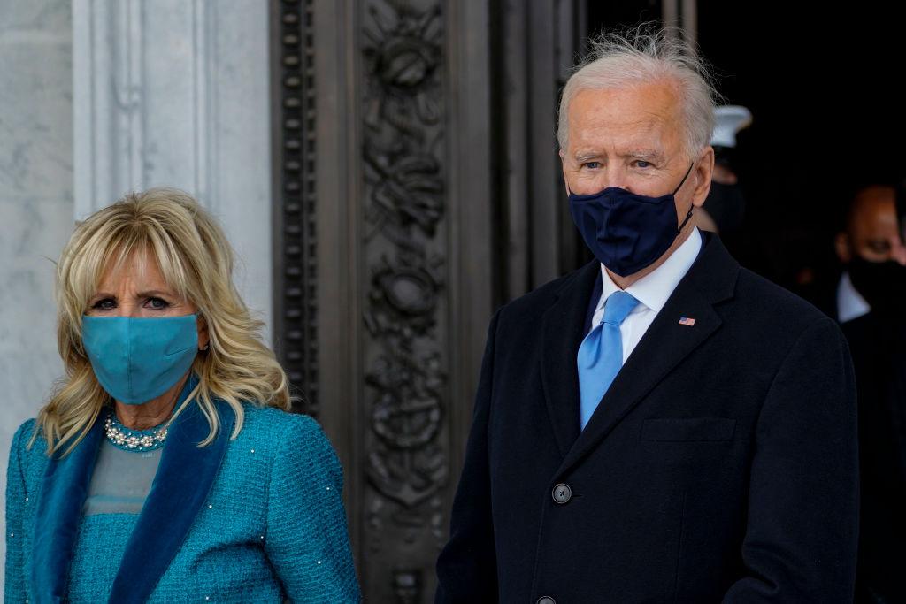 Joe și Jill Biden, la ceremonia de învestire