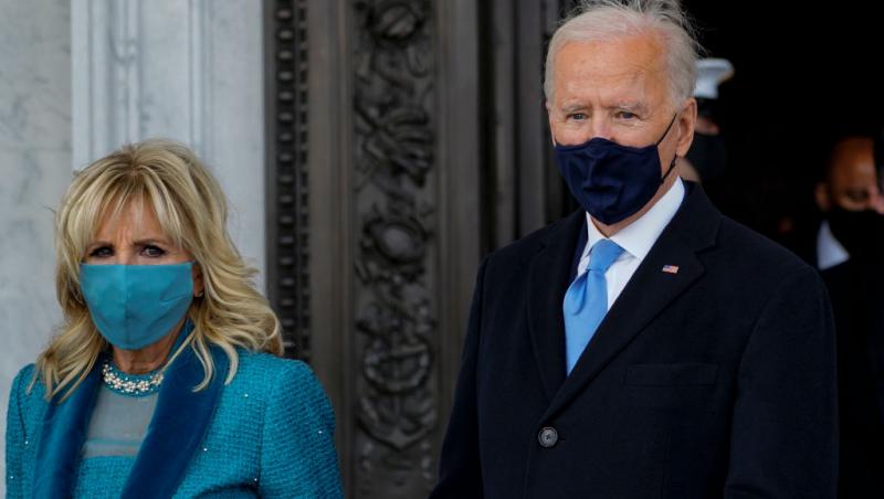 Jill și Joe Biden au avut parte de un moment stânjenitor după ceremonia de învestire