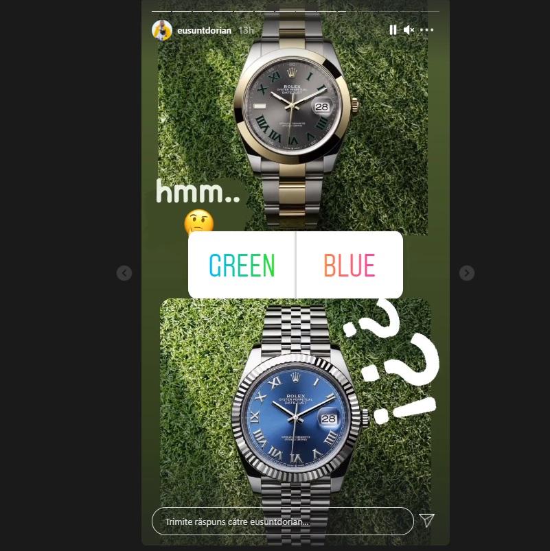 Dorian Popa și-a arătat pe Instagram ceasurile scumpe