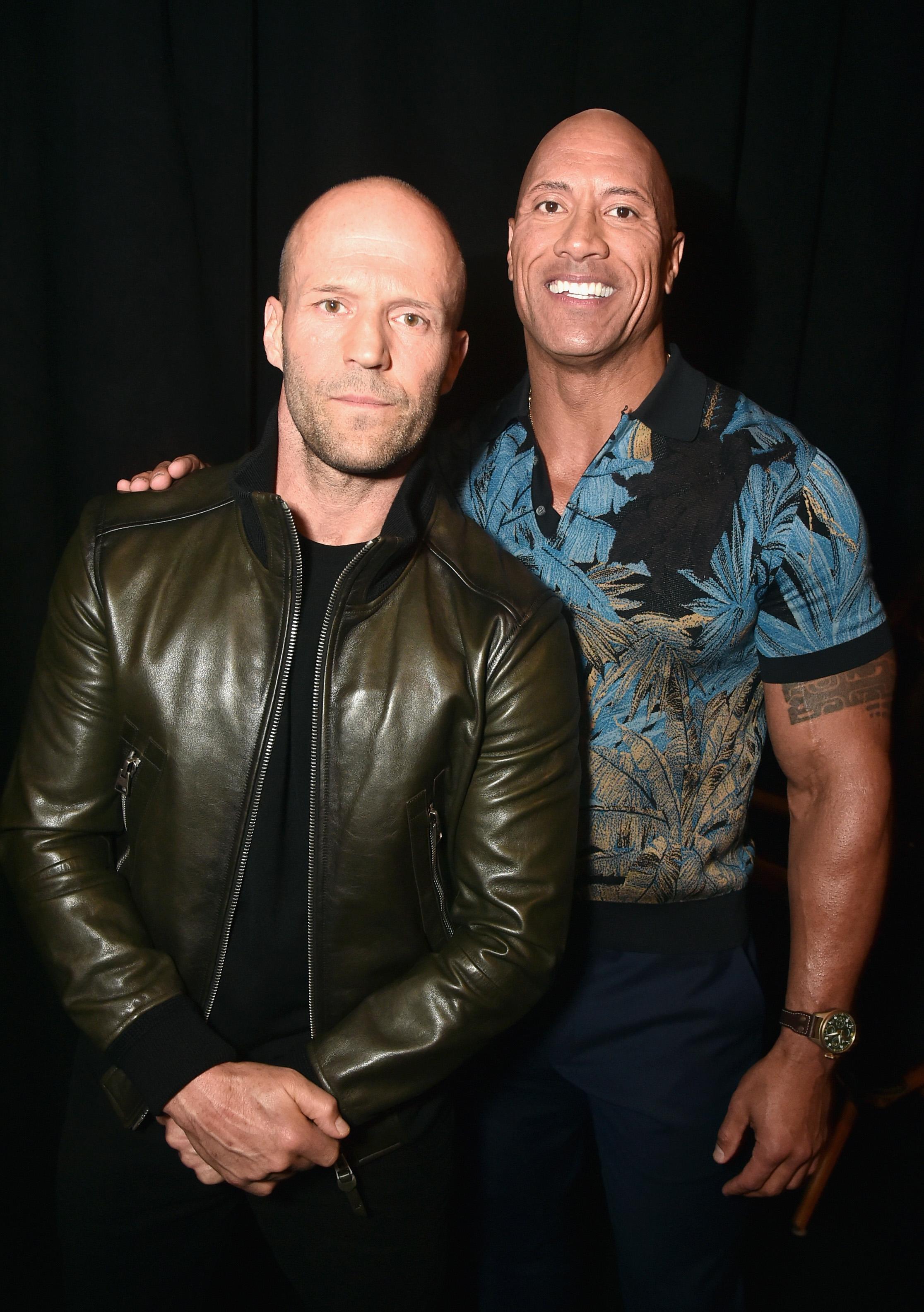 Jason Statham si The Rock