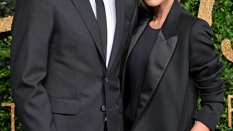 David Beckham și Victoria imbracati in negru