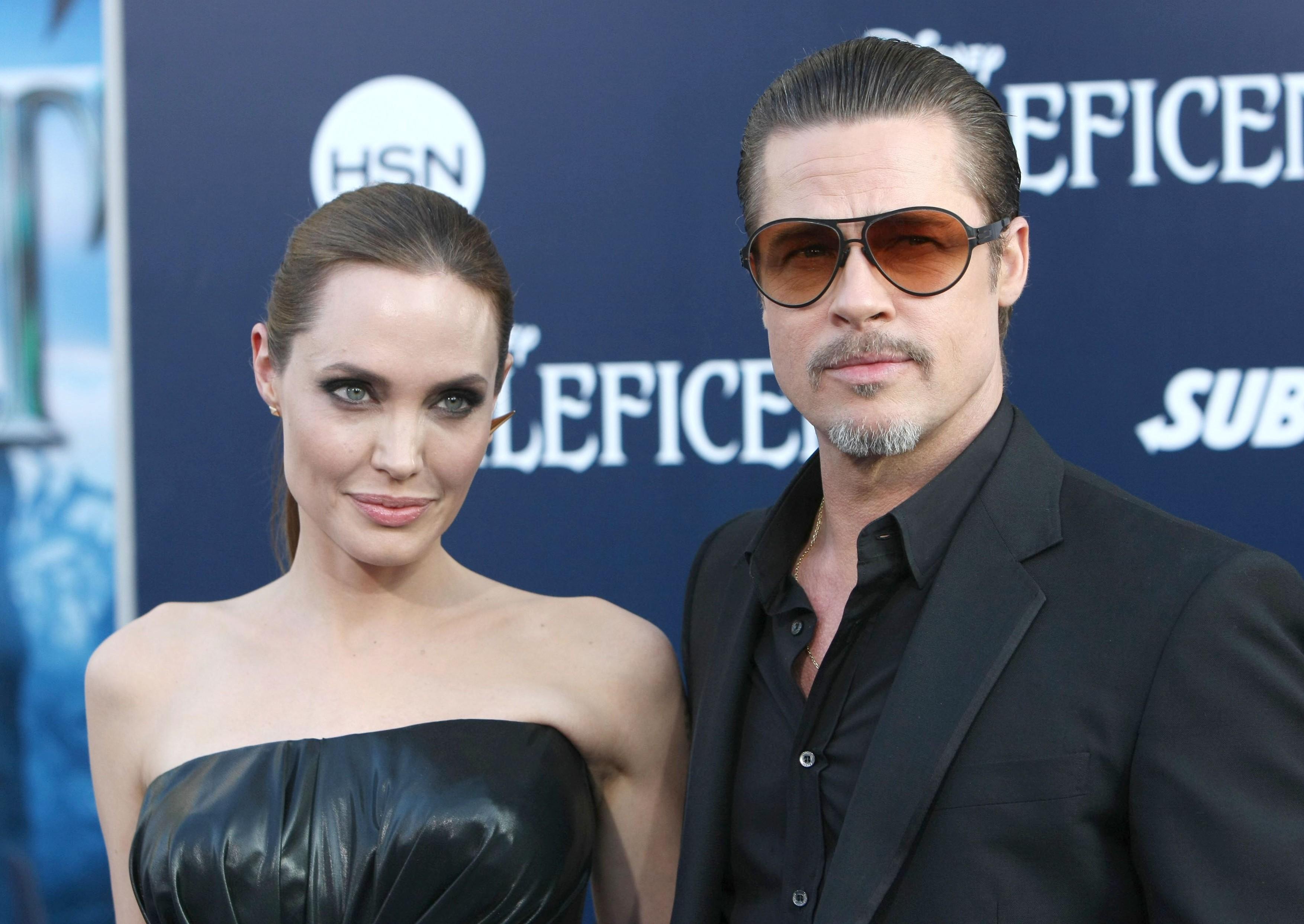 Angelina Jolie și Brad Pitt, pe covorul rosu