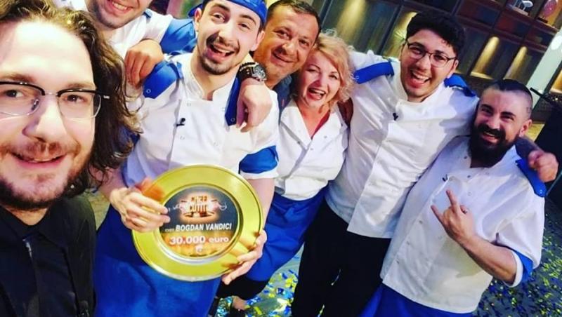 Bogdan Vandici a primit titulatura de „cel mai tânăr câștigător Chefi la cuțite”