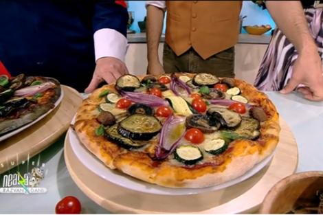Rețeta zilei preparată de Vlăduț la Super Neatza, 14 octombrie 2021. Pizza cu legume de toamnă