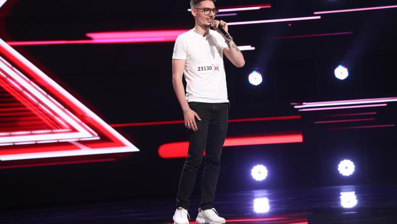 X Factor 2021, 15 octombrie. Costin Alexandru Popovici a venit cu o piesă proprie. 