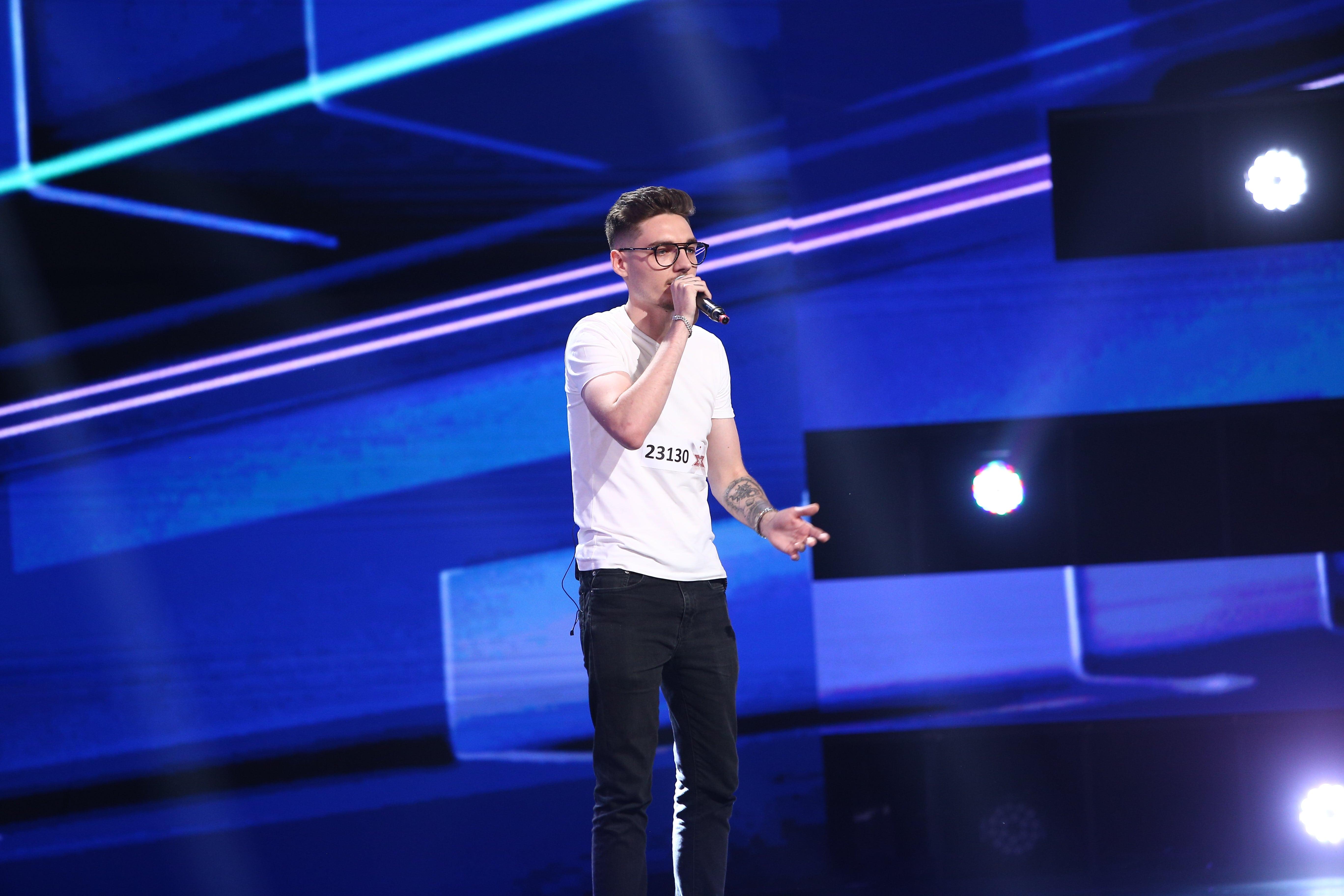 X Factor 2021, 15 octombrie. Costin Alexandru Popovici a venit cu o piesă proprie. "Îți trebuie un pic mai mult curaj”