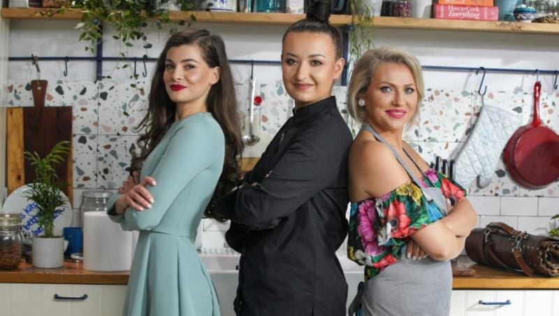 Hello Chef, sezon 2, episod 8. Roxana Blenche, Iuliana Dabija si Mirela Vaida, in bucataria Hello Chef