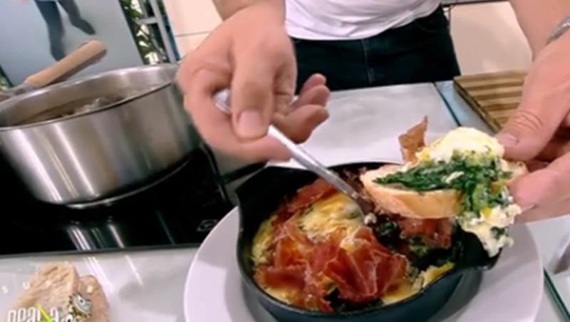 Nicolai Tand prezintă rețeta de mic dejun: Ouă florentine cu spanac