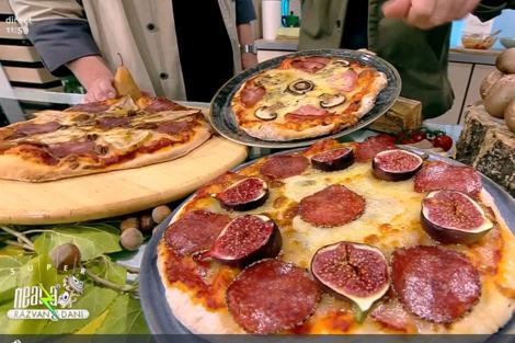 Rețeta zilei preparată de Vlăduț la Super Neatza, 21 octombrie 2021. Pizza cu șuncă preparată în patru moduri