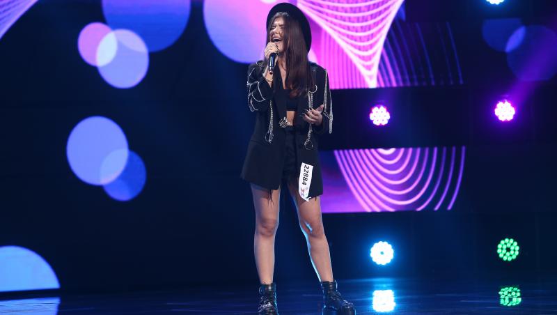 Ana Maria Mustia a interpretat o piesă în italiana și și-a spus povestea tristă de viață la X Factor 2021