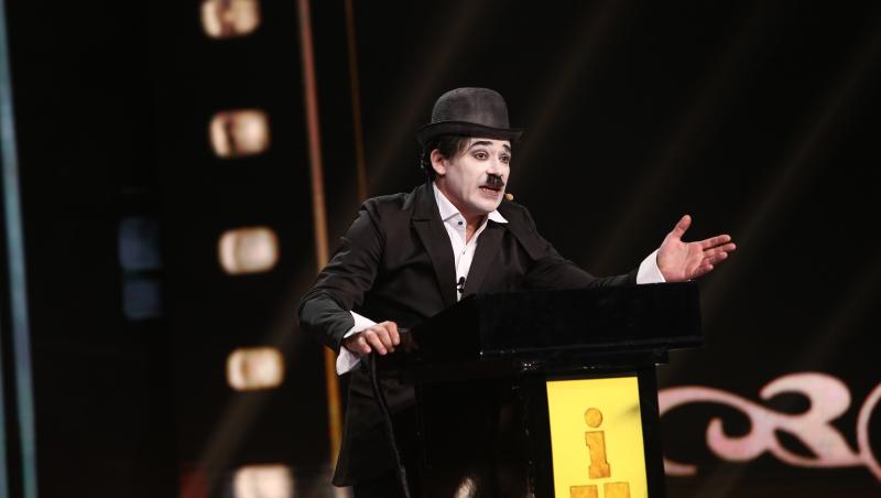 Charlie Chaplin, invitatul special al serii. A făcut un moment de roast despre vedetele din România la iUmor 2021