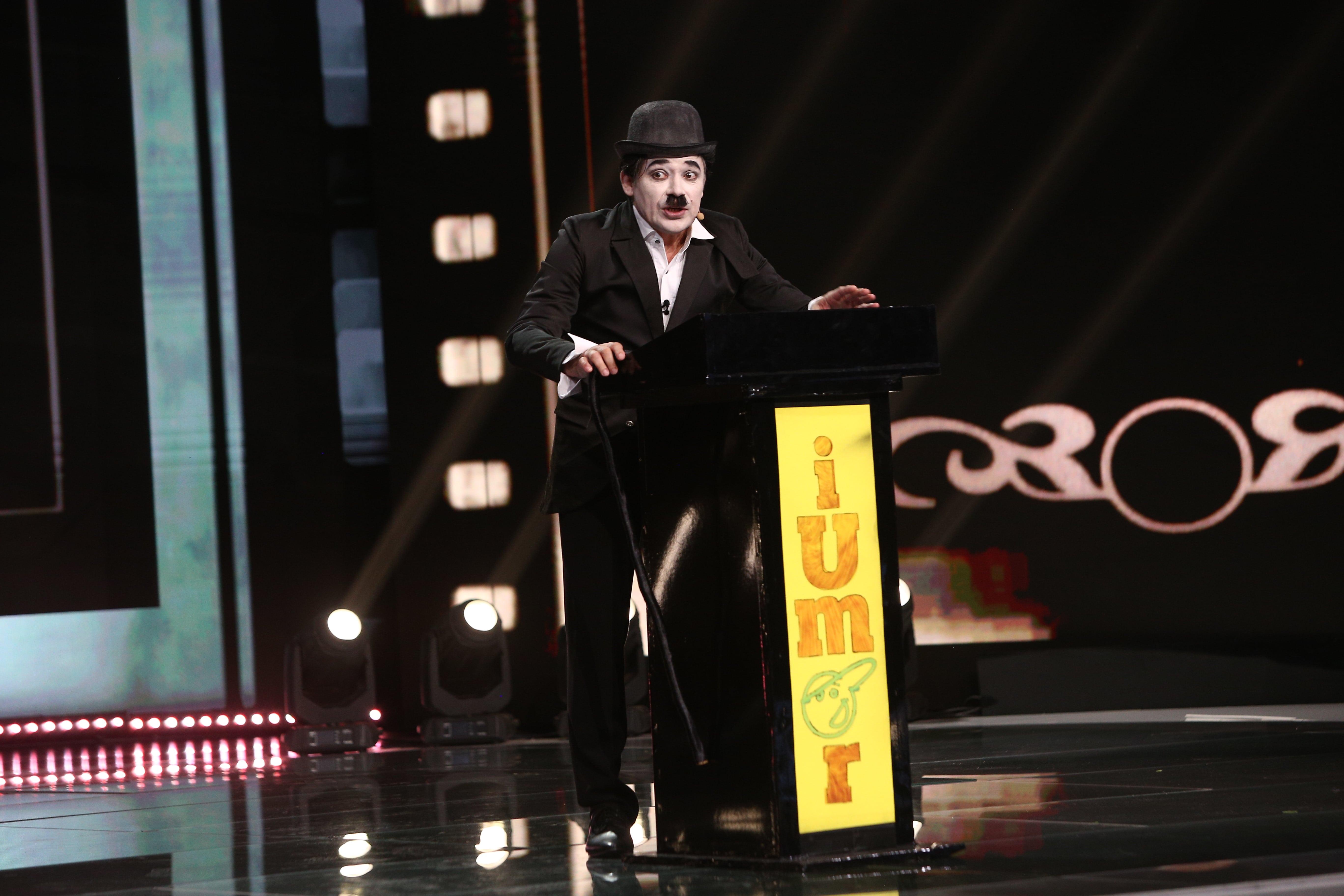 Charlie Chaplin, invitatul special al serii. A făcut un moment de roast despre vedetele din România la iUmor 2021