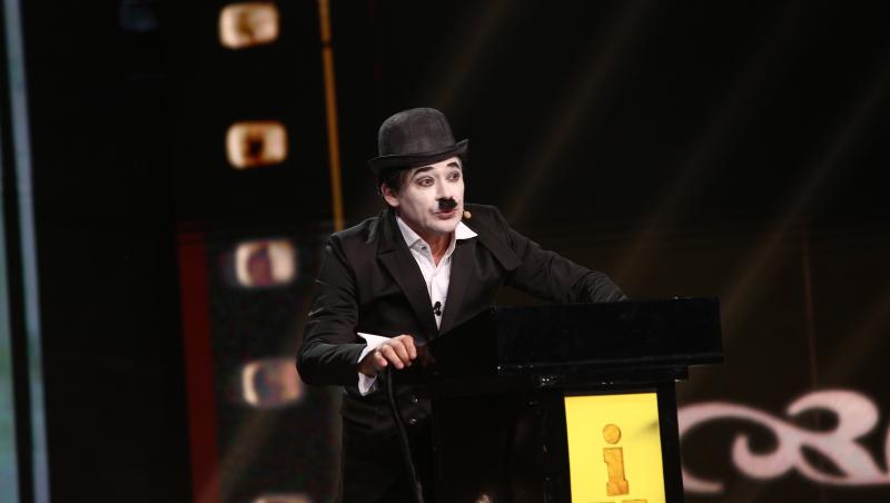Charlie Chaplin, invitatul special al serii. A făcut un moment de roast despre vedetele din România la iUmor 2021