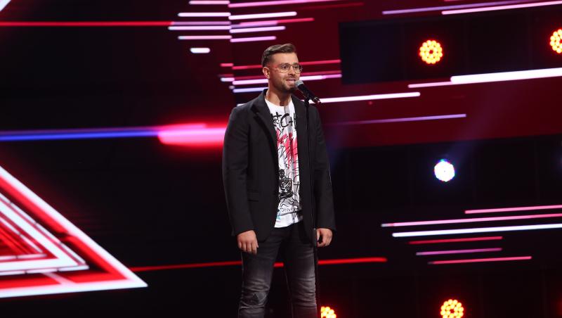 X Factor 2021, 29 octombrie. Seba Grada, medic de profesie, a cântat melodia Words, de Boyzone și a impresionat juriul