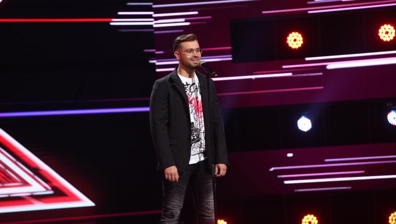 X Factor 2021, 29 octombrie. Seba Grada, medic de profesie, a cântat melodia Words, de Boyzone și a impresionat juriul