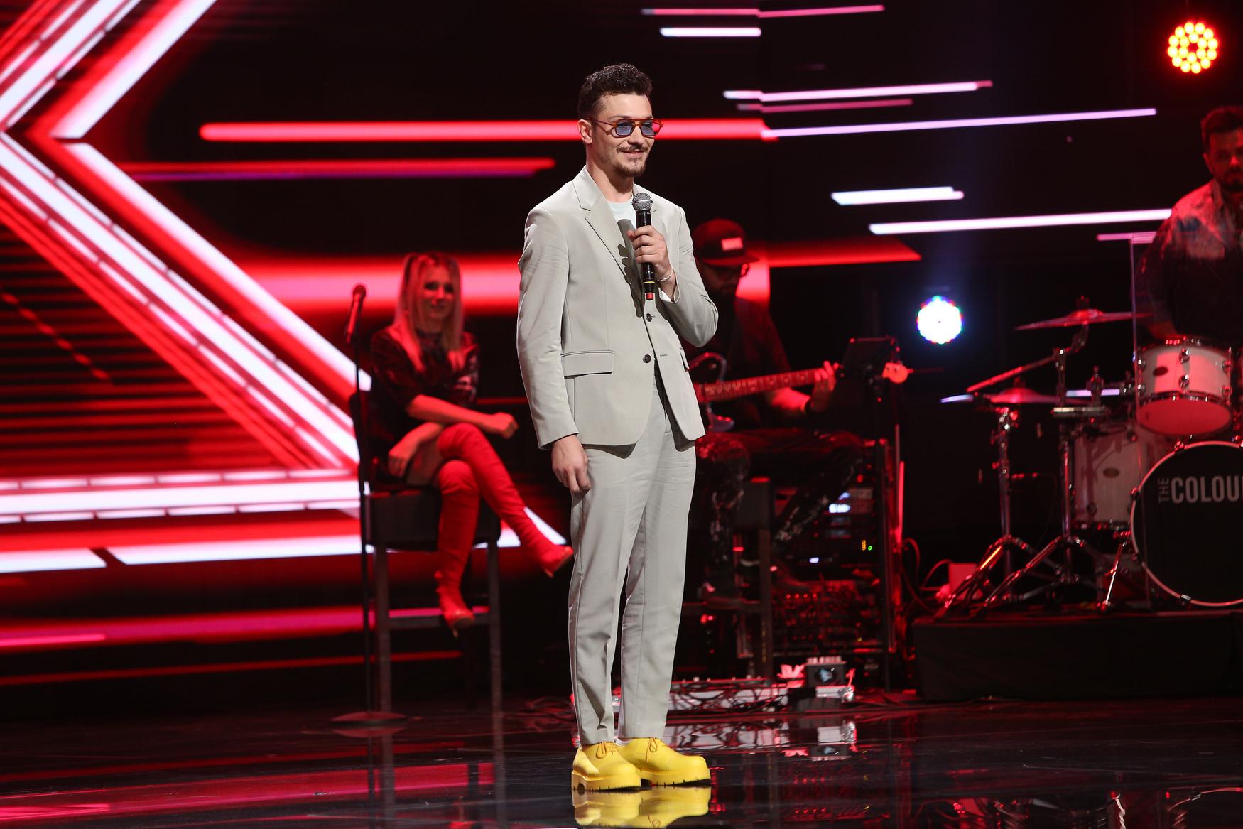 Andrei Calancea pe scena X Factor 2021, în Bootcamp