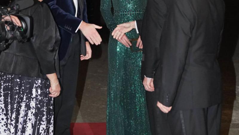 Kate Middleton, apariție de-o eleganță desăvârșită la Royal Variety Performance 2021. Ducesa a strălucit într-o rochie verde