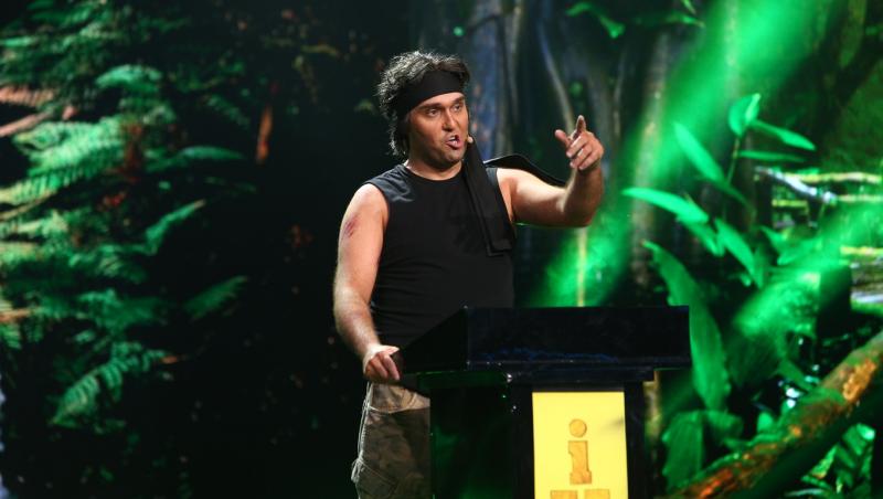 Rambo, interpretat de Alexandru Vraciu, i-a luat „la roast” pe jurați, la iUmor 2021
