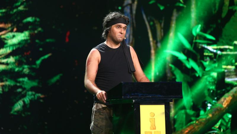 iUmor, 20 noiembrie 2021. Rambo, interpretat de Alexandru Arnăutu Vraciu,  i-a luat „la roast” pe jurați