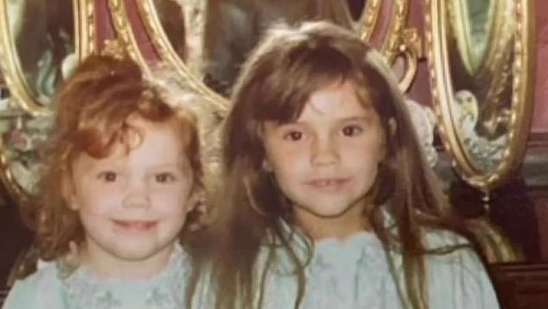 Victoria Beckham, imaginea adorabilă pe care a postat-o alături de sora ei, din copilărie. Cât de frumoase erau cele două