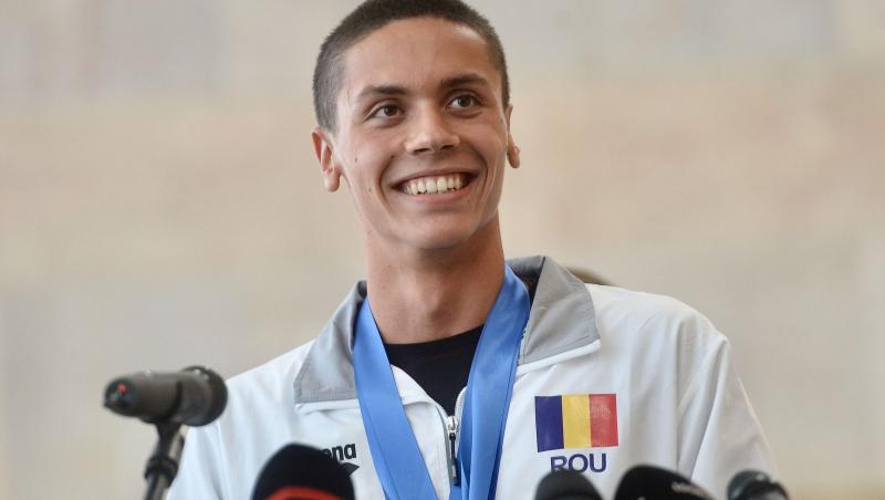 David Popovici a obținut titlul de cel mai bun tânăr sportiv din Europa. Ce a spus înotătorul despre Premiul Nurowki 2021