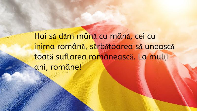 Cauți felicitări și mesaje patriotice pentru Ziua Națională a României, 1 decembrie?
