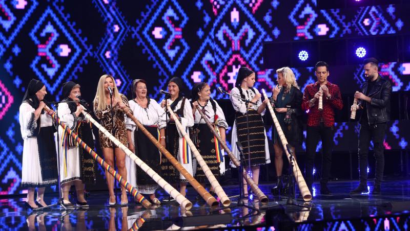 X Factor 2021, 5 noiembrie. Ansamblul de tulnicărese și Corul bărbătesc din Finteușu Mare, moment de excepție pe scena X Factor