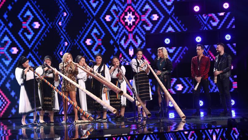 X Factor 2021, 5 noiembrie. Ansamblul de tulnicărese și Corul bărbătesc din Finteușu Mare, moment de excepție pe scena X Factor