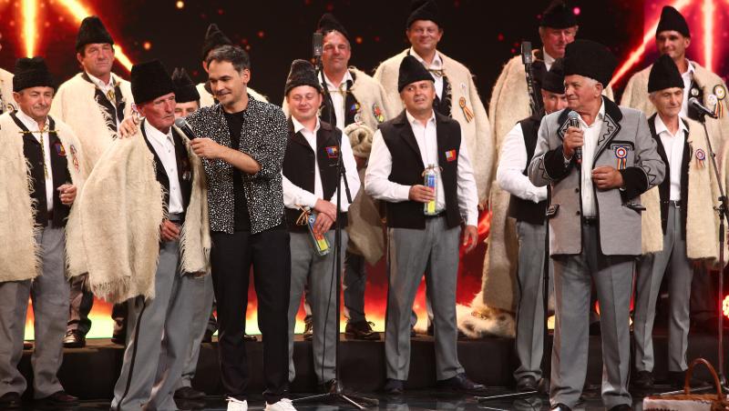 X Factor 2021, 5 noiembrie. Ansamblul de tulnicărese și Corul bărbătesc din Finteușu Mare, moment de excepție pe scena X Factor