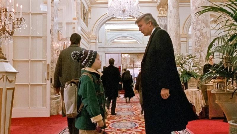 Donald Trump, scena celebră din filmul cult „Singur acasă 2”. Cum arăta atunci fostul președinte american