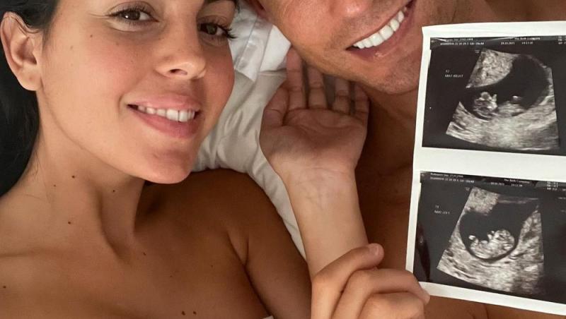 Cristiano Ronaldo și Georgina Rodriguez au anunțat sexul bebelușilor gemeni. Video-ul emoționant pe care l-au postat