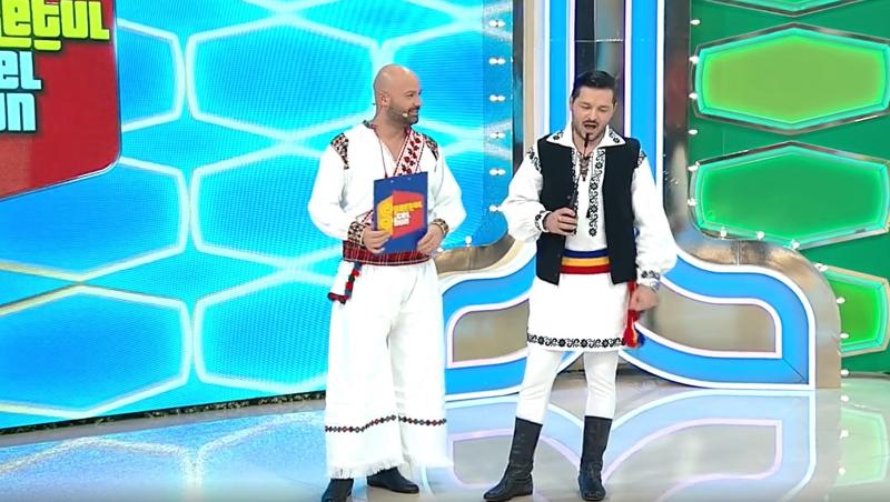 Prețul cel bun, 2 decembrie 2021. Liviu Vârciu și Andrei Ștefănescu au îmbrăcat costumele tradiționale românești. Cum au arătat