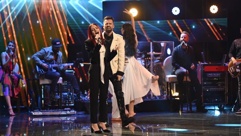 Bryana Holingher a cântat în marea Finală a sezonului 10 X Factor alături de mentorul său, Florin Ristei.