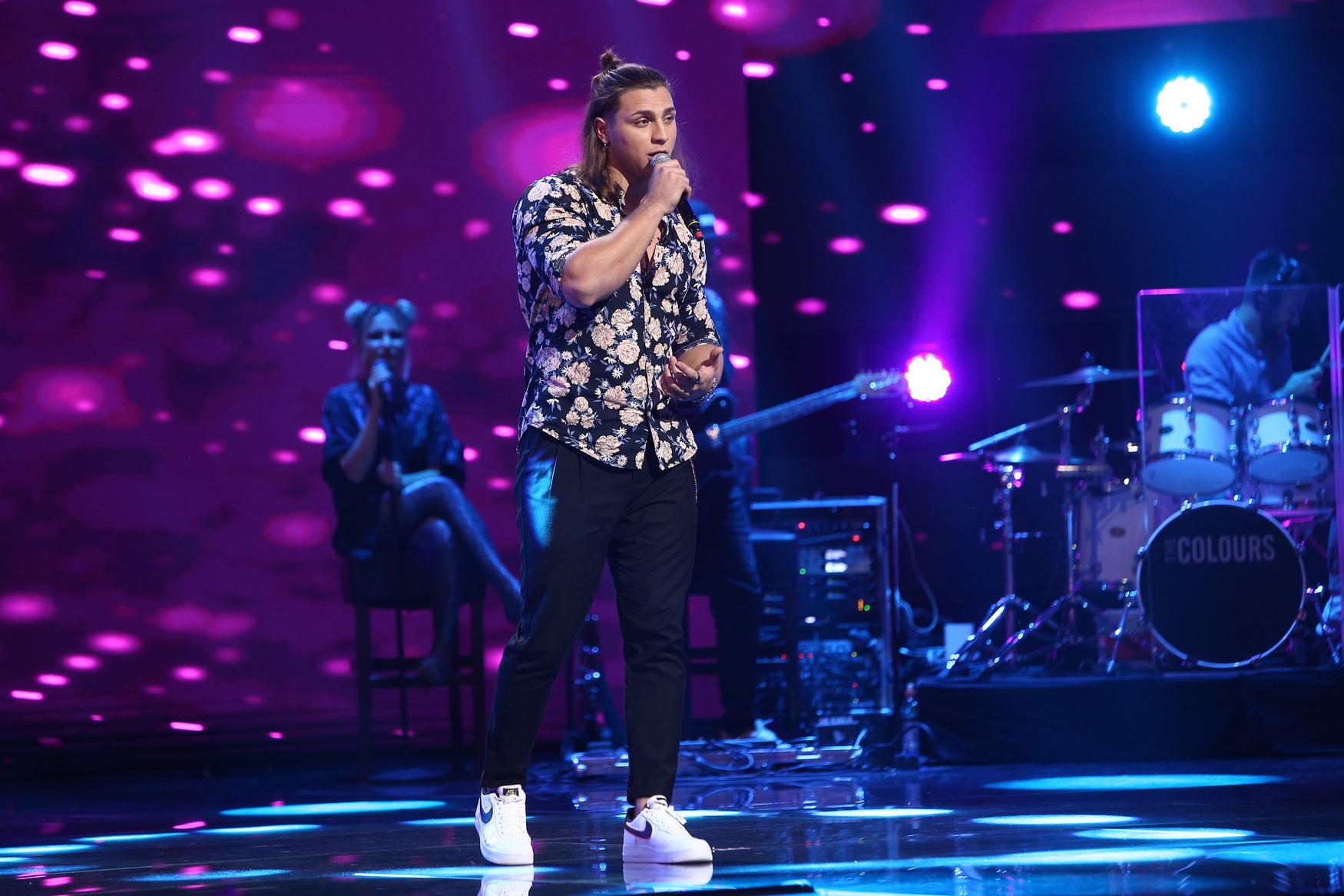 Davide Cascini , pe scena X Factor 2021