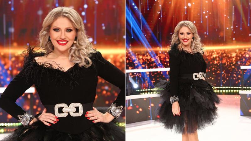 Mirela Vaida a strălucit la Revelionul Mic, Show și așa 2022, de la Antena 1. Prezentatoarea a purtat o rochie specială, diferită față de cele pe care obișnuiește să le îmbrace