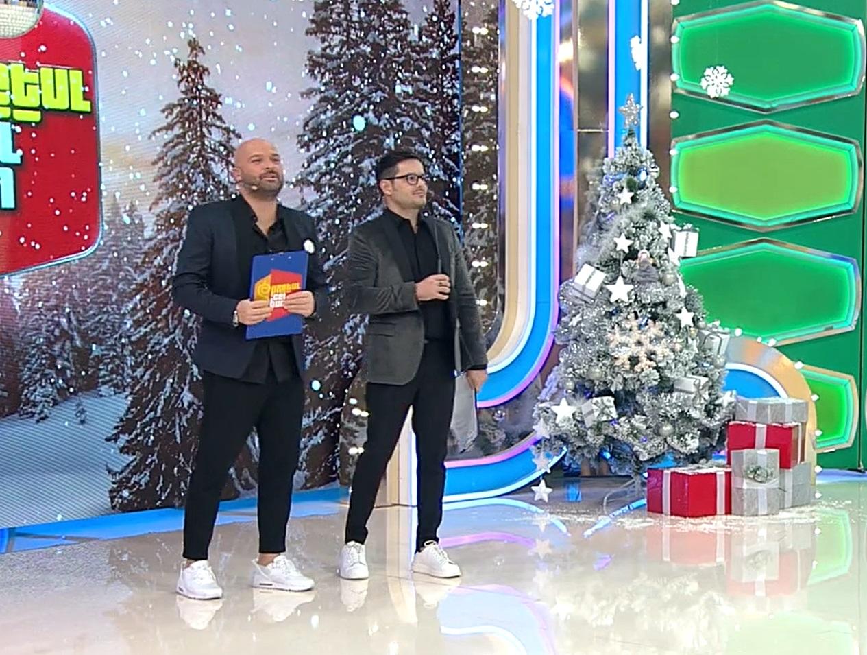Liviu Vârciu și Andrei Ștefănescu la emisiunea pretul cel bun