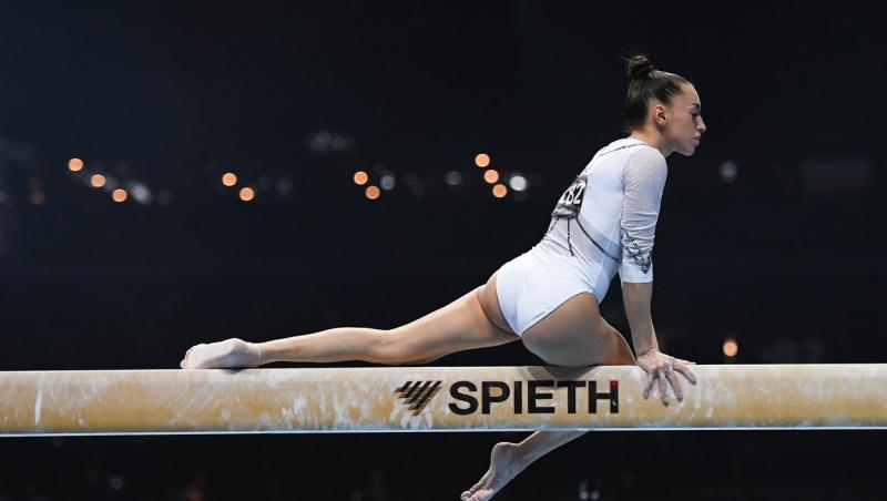 Larisa Iordache nu a putut particpa la bârnă la Jocurile Olimpice 2020, din cauz aunor probleme la gleznă