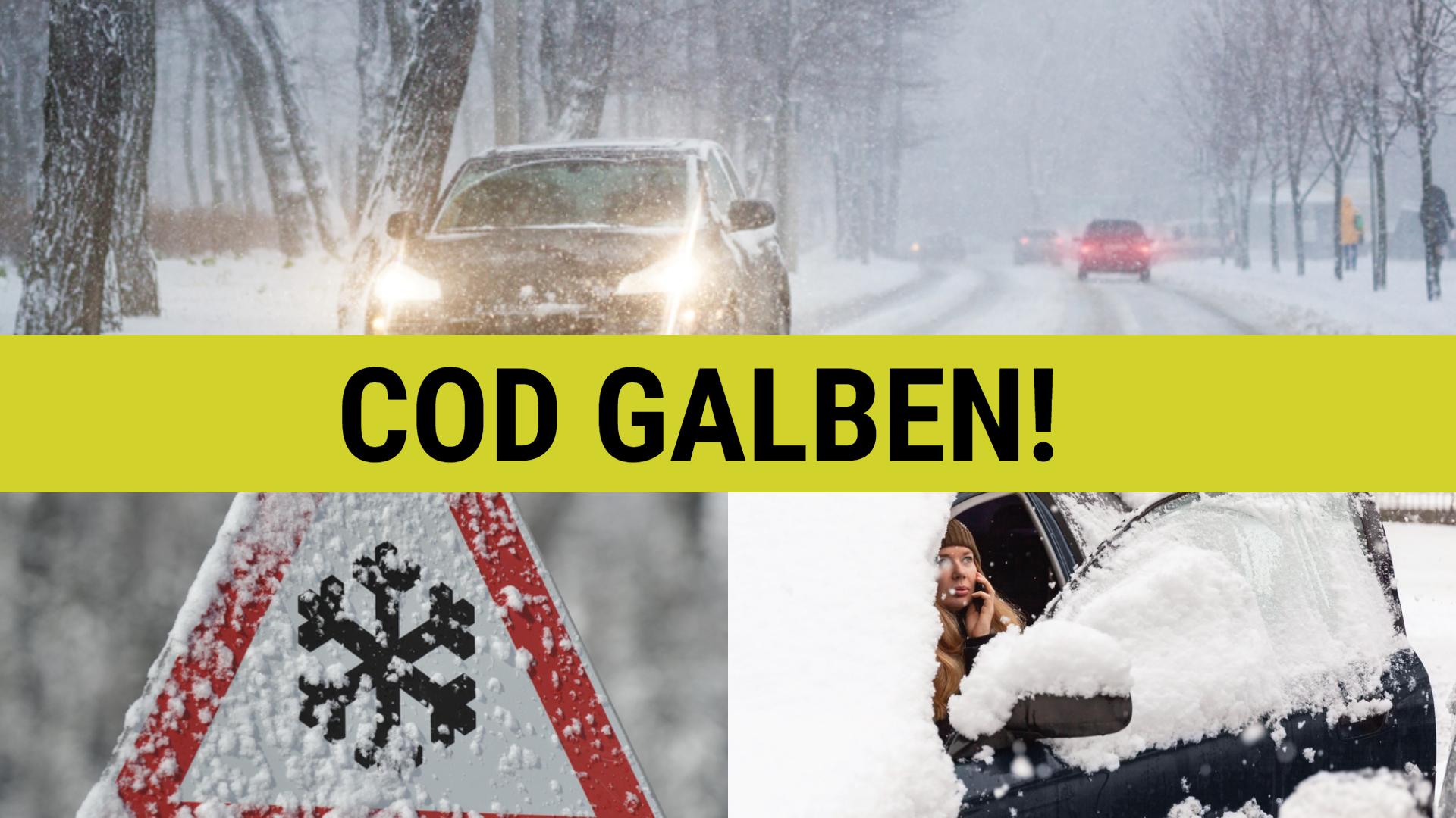 Alertă ANM! Cod galben de ninsori și polei în mare parte din țară. Ce zone sunt vizate de avertizarea meteorologilor