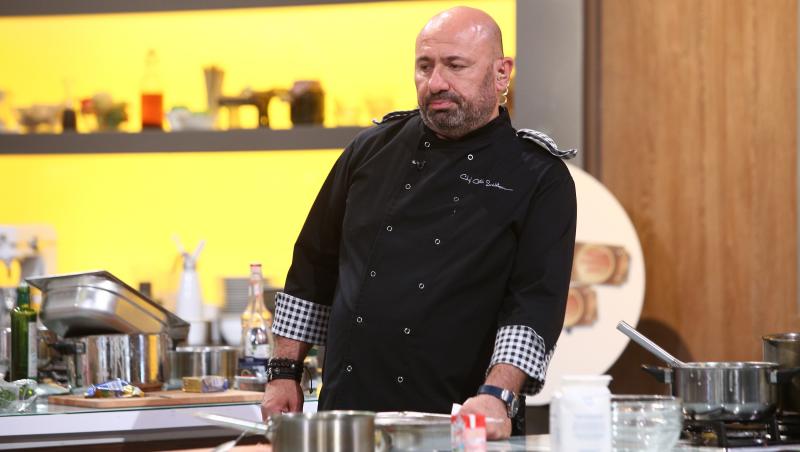 Cătălin Scărlătescu, în bucătăria emisiunii „Chefi la cuțite” de la Antena 1